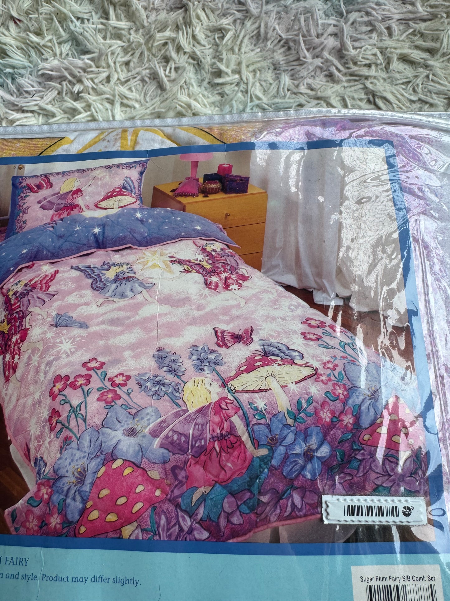 Vintage fairy comforter