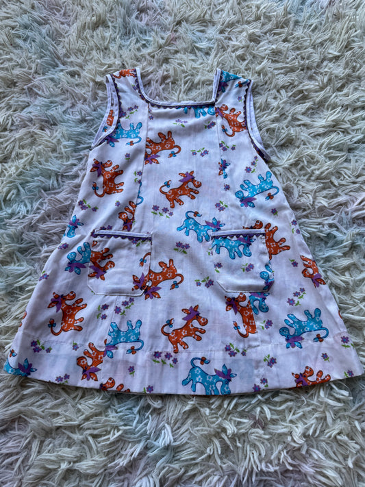 Vintage handmade toddler dress