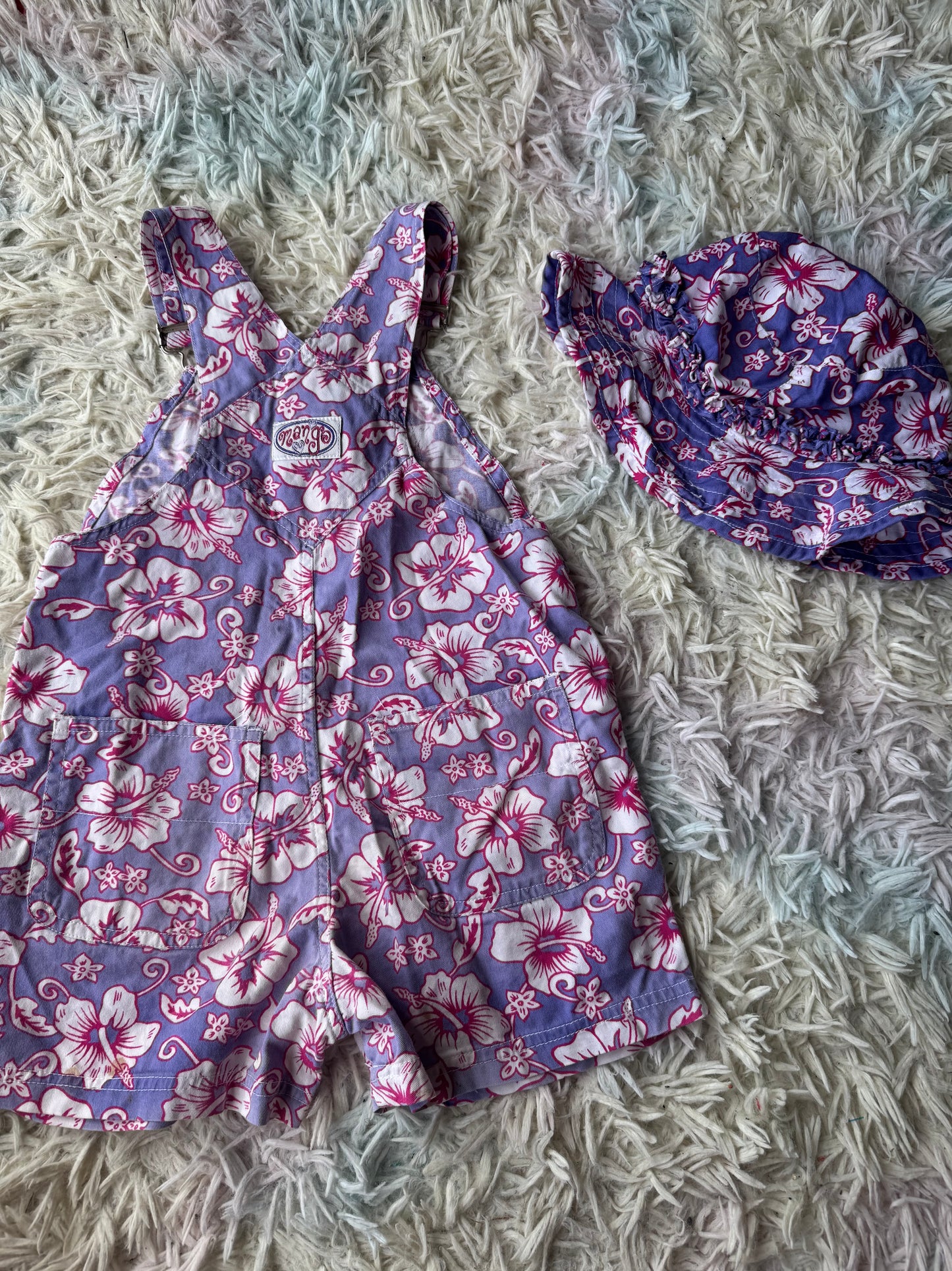 Vintage mini mango toddler set