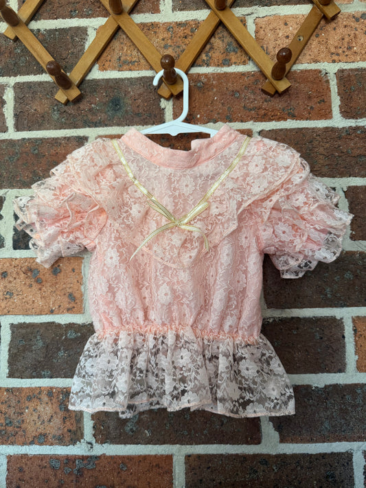 Vintage size 1 lace top