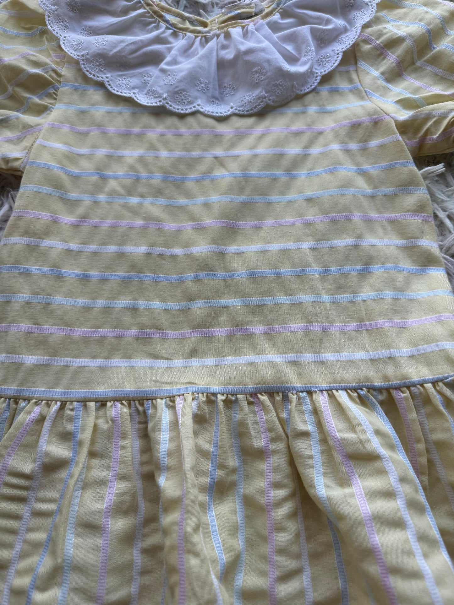 Vintage dahlia toddler dress