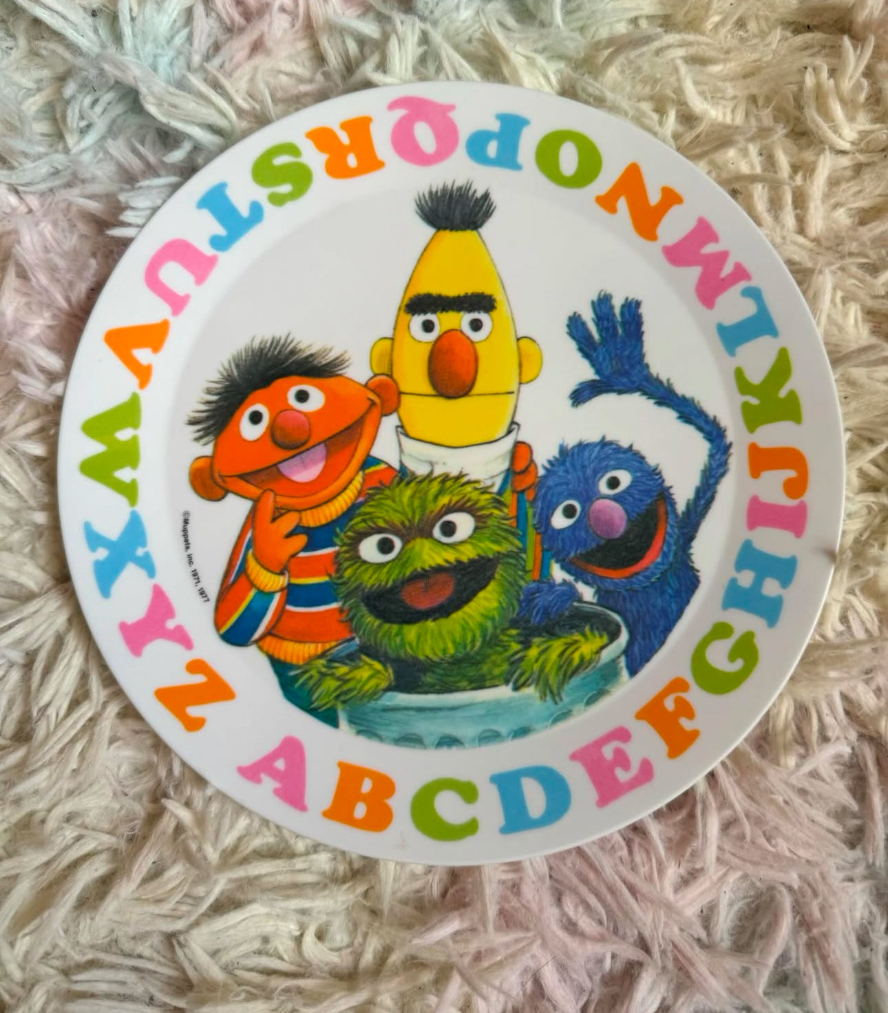 1997 Sesame Street plate