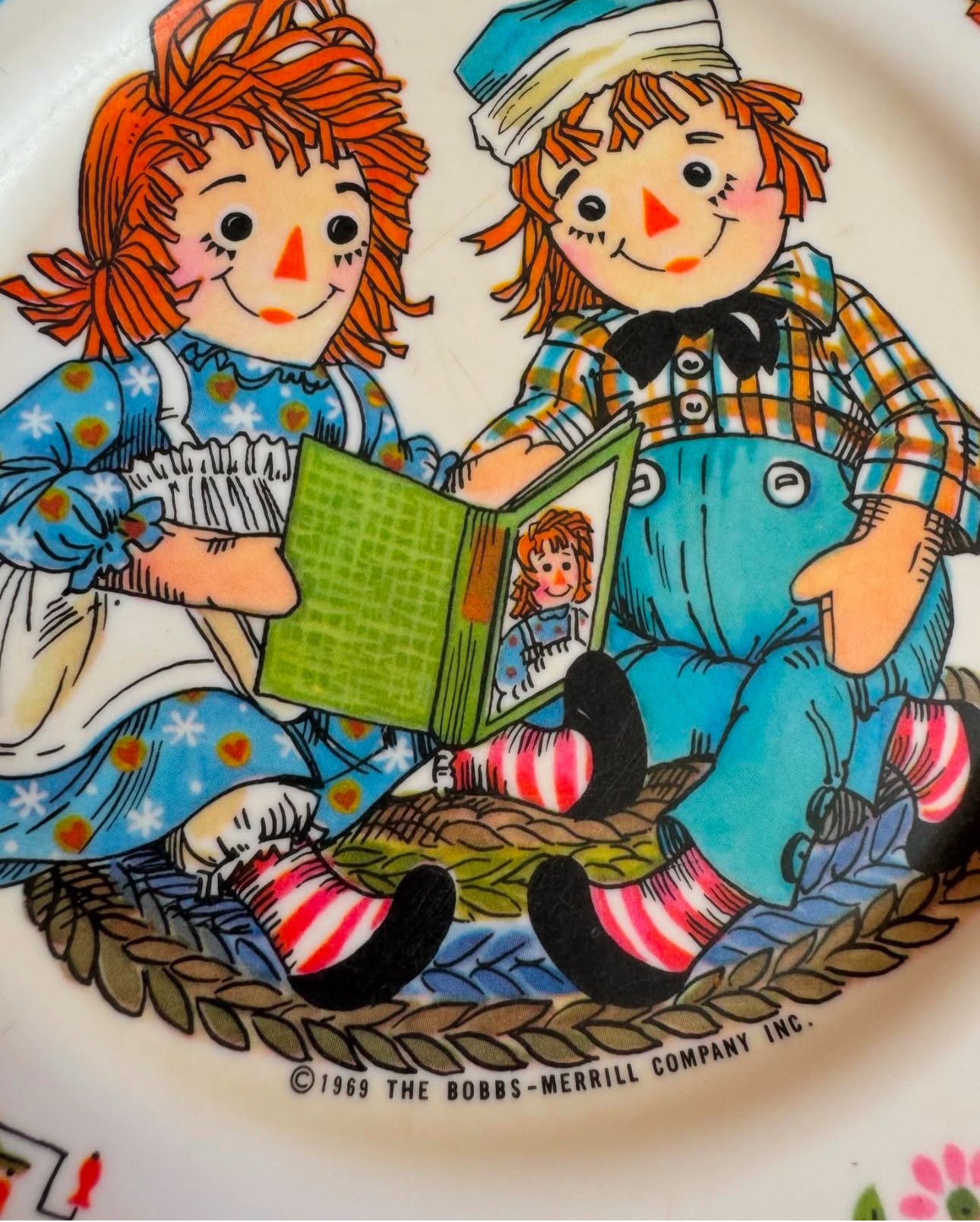 1969 Raggedy Ann & Andy plate