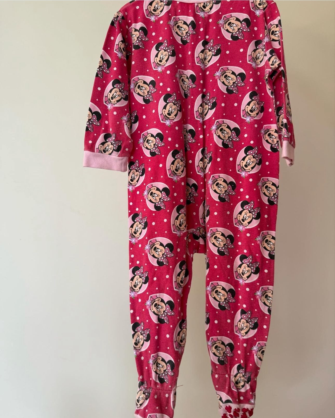 Pink Minnie Mouse onesie