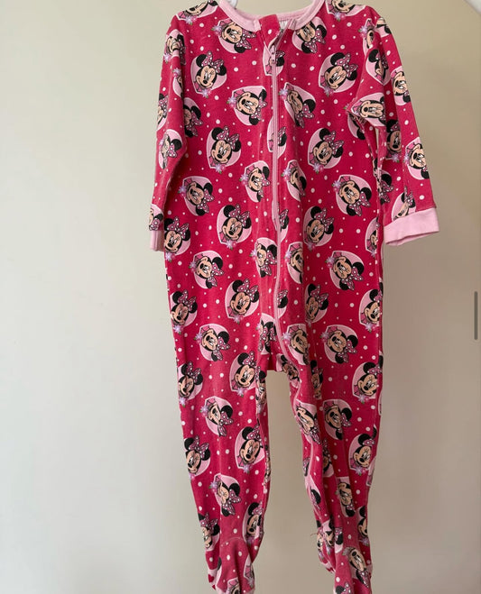 Pink Minnie Mouse onesie